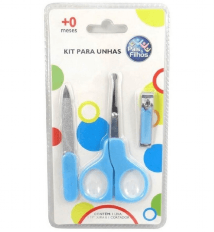 KIT TESOURA LIXA E CORTADOR PARA UNHAS # 7794 - GALA PAIS & FILHOS