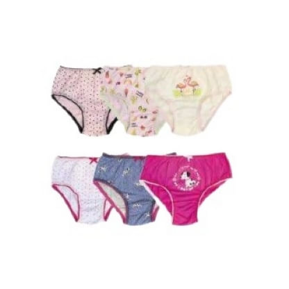 KIT CALCINHA - COM 3 UNIDADES - COM ESTAMPA SILK- INFANTIL # 3402 - TAMPINHA