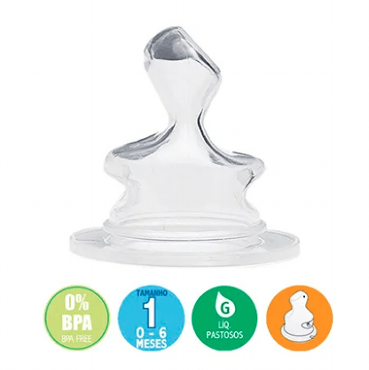 BICO ORTODÔNTICO DE SILICONE PARA LÍQUIDOS CONSISTENTES - TAMANHO 1 # 5064 - KUKA