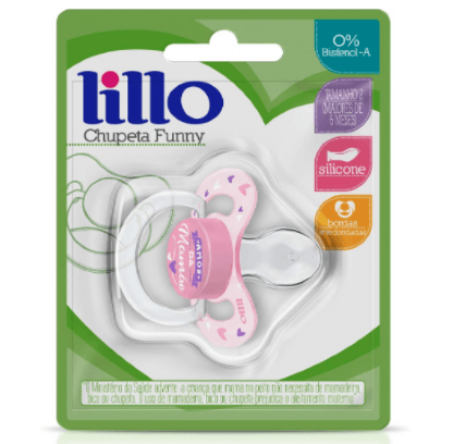 CHUPETA FUNNY AMOR ORTO SILICONE - TAMANHO 2 # 627231 - LILLO