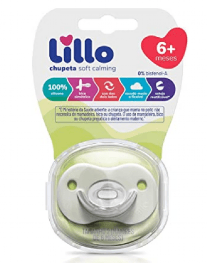 CHUPETA SOFT CALMING SILICONE - TAMANHO 2 # 629801 - LILLO