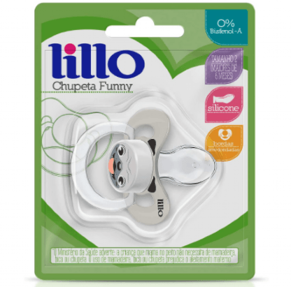CHUPETA FUNNY ANIMAIS SILICONE ANATÔMICA - TAMANHO 2 # 627801 - LILLO