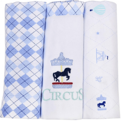 KIT CUEIRO ROLINHOS  CIRCUS - COM 3 UNIDADES# 337004 - MINASREY
