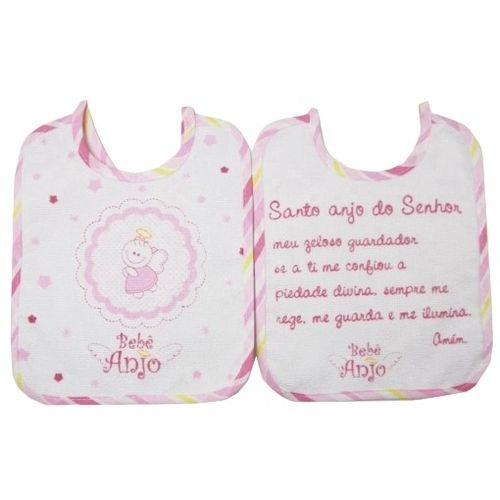 BABADOR BEBÊ ANJO - 2 UNIDADES # 3781 - MINASREY