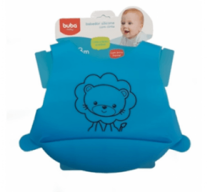 BABADOR DE SILICONE COM CINTA LEANZINHO # 11620 - BUBA
