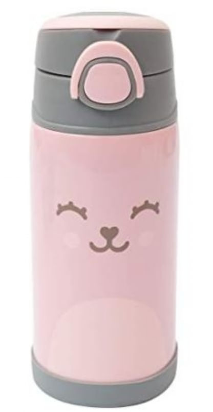 COPO TÉRMICO PAREDE DUPLA  COM CANUDO 400ML GUMY # 12110 - BUBA