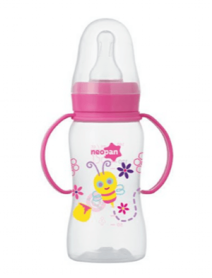MAMADEIRA DECORADA COM ALÇA - 140ML # 2012 - NEOPAN