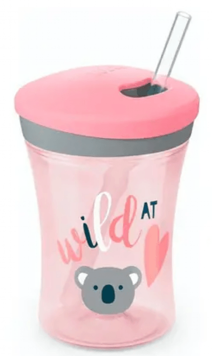 COPO ACTION EVOLUTION COM CANUDO GIRL 230ML # PA7634-2G - NUK