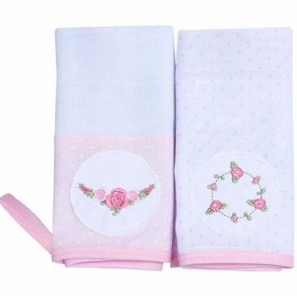 Paninho-De-Boca-Com-Prendedor-De-Chupeta---32x32cm---Rosas---2-Unidades---15431247