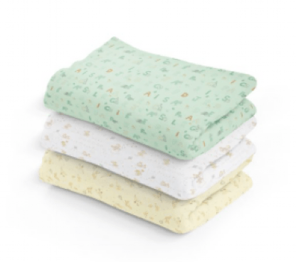 CUEIRO FLANELADO ESTAMPADO - 1,0Mx80CM - 3 UNIDADES # 41000423 - PAPI