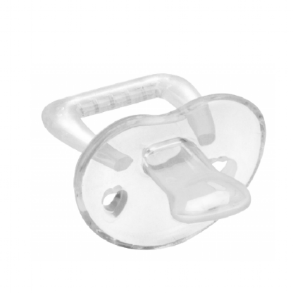 CHUPETA 100% SILICONE NATURAL - BICO ORTO TAMANHO 2 # 1840-12 - PETITA