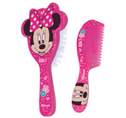 CONJUNTO DE ESCOVA E PENTE DISNEY -  MINNIE # 303130 - LILLO