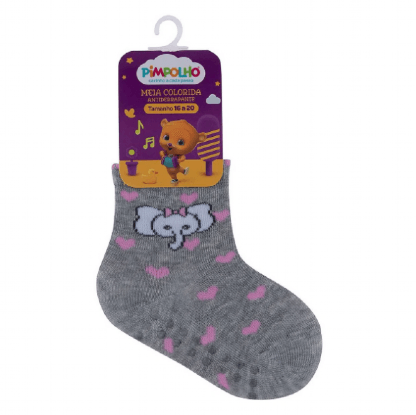 KIT MEIA COLORIDA - 6 PARES - FEMININO - TAMANHO 16 AO 20 # 0008077 - PIMPOLHO
