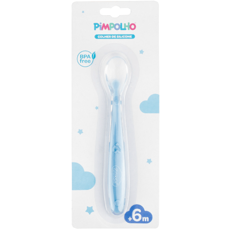 COLHER INFANTIL DE SILICONE - MASCULINO # 0009416 - PIMPOLHO