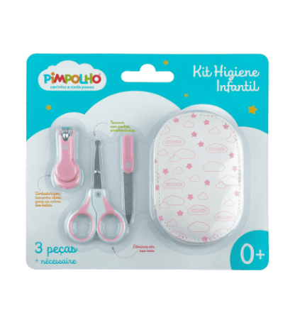 KIT HIGIENE 3 PEÇAS + NECESSAIRE # 000926K - PIMPOLHO