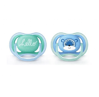CHUPETA ULTRA AIR DUPLA - 6 A 18 MESES - 2 UNIDADES # SCF342/22 - AVENT