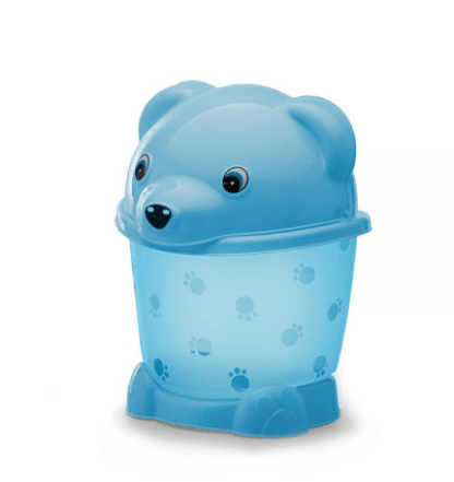 LIXEIRA URSO COM PÉ TRANSLÚCIDA - 2,6 LITROS # 0853 - CAJOVIL