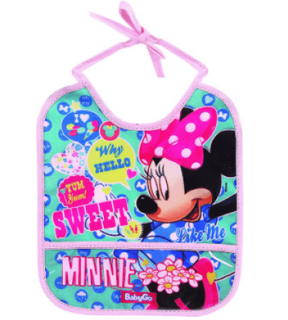 BABADOR DECORADO - MINNIE # 01991 - DERMIWIL BABY GO