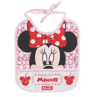 BABADOR DECORADO PVC - MINNIE # 03093 - DERMIWIL BABY GO