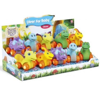 DISPLAY DIVER FOR BABY DINOS - 10 UNIDADES # 8067 - DIVERTOYS