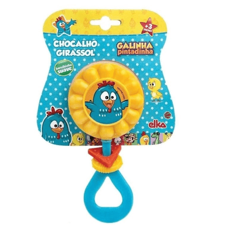 CHOCALHO GIRASSOL - GALINHA PINTADINHA # 907 - ELKA