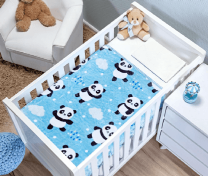 COBERTOR BONNO BABY - PANDA # BBPNDIN202001 - ETRURIA