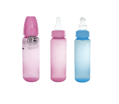 MAMADEIRA SLEEVE CILIND BICO REDONDO - 3 UNIDADES - 250ML # 3441S - FLY