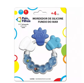 MORDEDOR SILICONE FUNDO DO MAR # 2583 - GALA PAIS & FILHOS