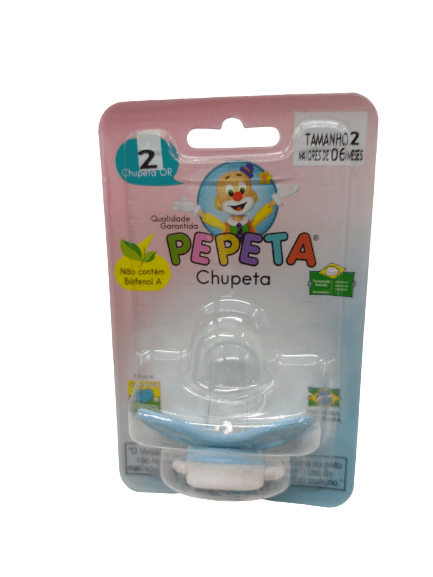 CHUPETA ORTO SILICONE TAMANHO 2 PLUS # 1505-OS - PEPETA