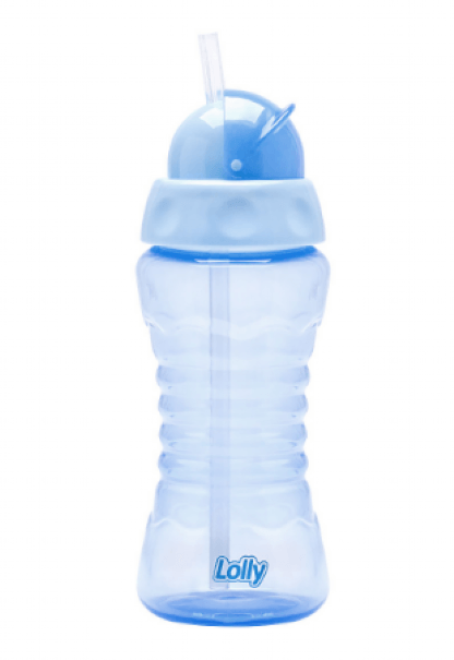 COPO CLEAN COM CANUDO - 300ML # 7199-00-M - LOLLY BABY
