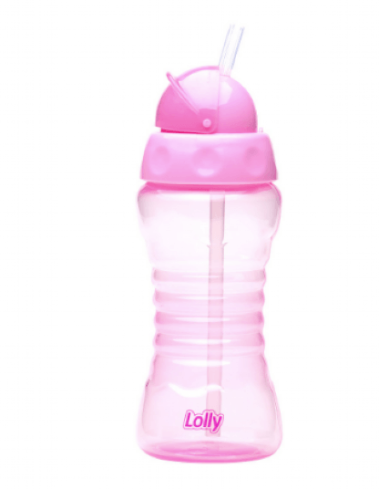 COPO CLEAN COM CANUDO - 300ML # 7199-00-F - LOLLY BABY