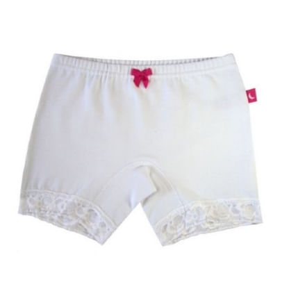 CALCINHA BOXER COTTON E RENDA - TAMANHO 4 AO 10 # 1260 - LUNA