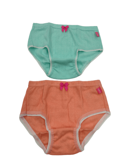 KIT CALCINHA MALHA DUPLA COLORS - 2 UNIDADES # 2138 - LUNA