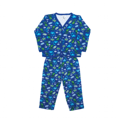 PIJAMA MANGA LONGA DE MOLETOM - TAMANHO P AO G # 201034 - MAFESSONI