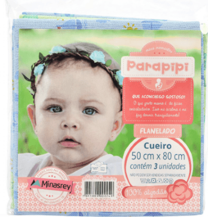 CUEIRO ESTAMPADO PARAPIPI - 50X80CM - 3 UNIDADES # 1085 - MINASREY