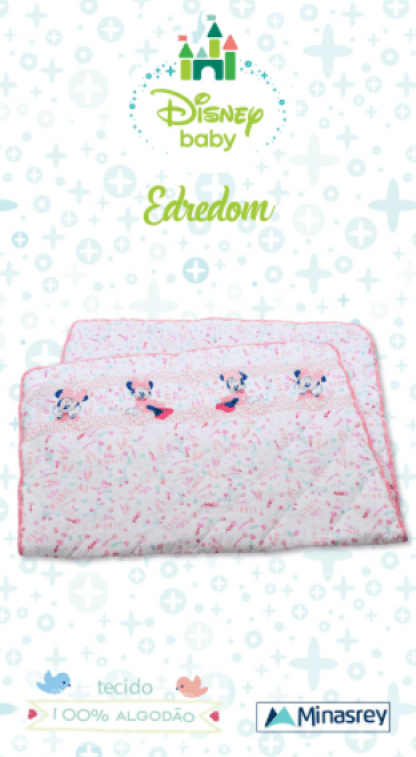 EDREDOM MINNIE ESPECIAL - 85X1,30 # 3791 - MINASREY