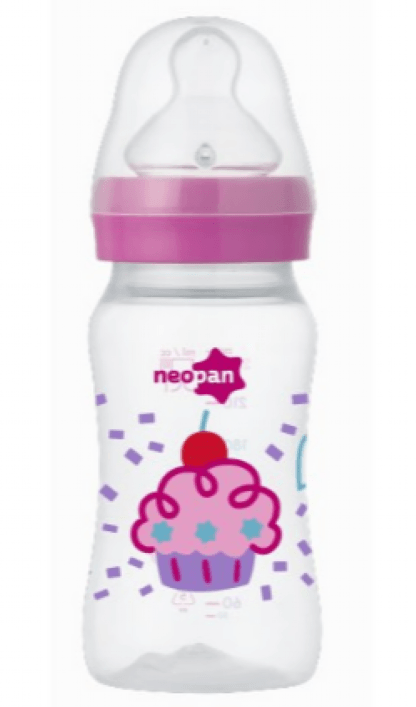 MAMADEIRA CRIATIVA BOCA LARGA ORTODÔNTICA - 250ML # 2682 - NEOPAN