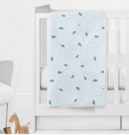 COBERTOR LUXO ESTAMPADO - 1,10X90CM - AERONAVE # 45081376 - PAPI