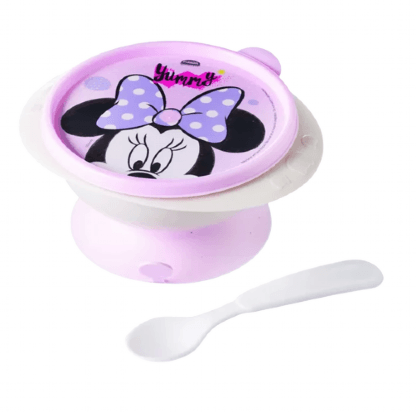 TIGELA COM VENTOSA MINNIE BABY 240ML # 7744 - PLASUTIL