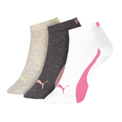 MEIA SAPATILHA ESPORTIVA - PUMA - FEMININO - 3 PARES - TAMANHO 34 AO 39 # 4725.001 - SELENE