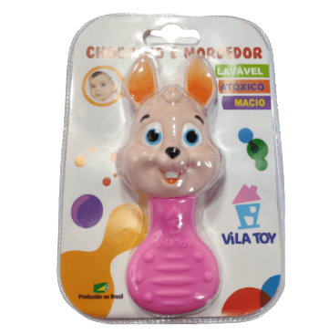 MORDEDOR E CHOCALHO - COELHO # 100-341 - VILA TOY