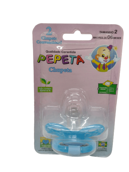 CHUPETA BOLINHA PRISMA REDONDA TAMANHO 2 # 1918-RS - PEPETA