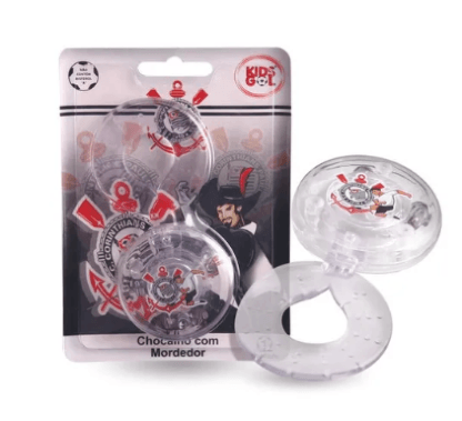 CHOCALHO MORDEDOR CORINTHIANS # 0348 - KIDS GOL