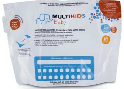 SAQUINHOS PARA ESTERILIZAR NO MICROONDAS COM 6 PEÇAS # BB157 - MULTILASER
