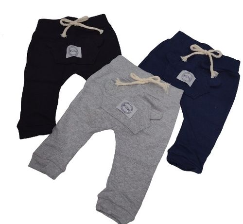 KIT CULOTE SEM PÉ SARUEL BOLSO ORELHINHAS - MASCULINO - 3 UNIDADES - TAMANHO RN AO G # 2043