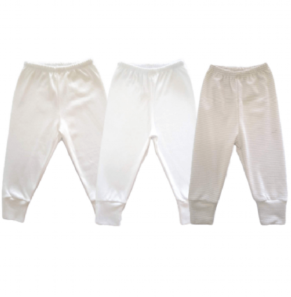 KIT CULOTE VIRA PÉ UNISSEX - 3 UNIDADES - TAMANHO RN AO G # 530015