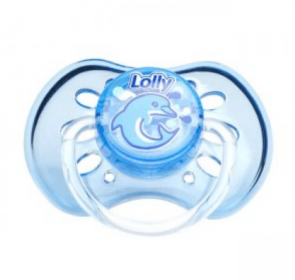 CHUPETA 100%  SILICONE - TAMANHO 2 # 6112-01-M - LOLLY BABY