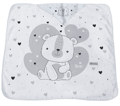 TOALHA DE BANHO SOFT FILHOTES - 85X65CM - URSINHO # 329801 - MINASREY