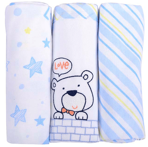 KIT CUEIRO ROLINHOS - BABY NICE - 80X80CM - 3 UNIDADES # 345604 - MINASREY