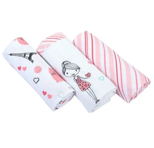 KIT CUEIRO ROLINHOS - BABY NICE - 80X80CM - 3 UNIDADES # 345619 - MINASREY